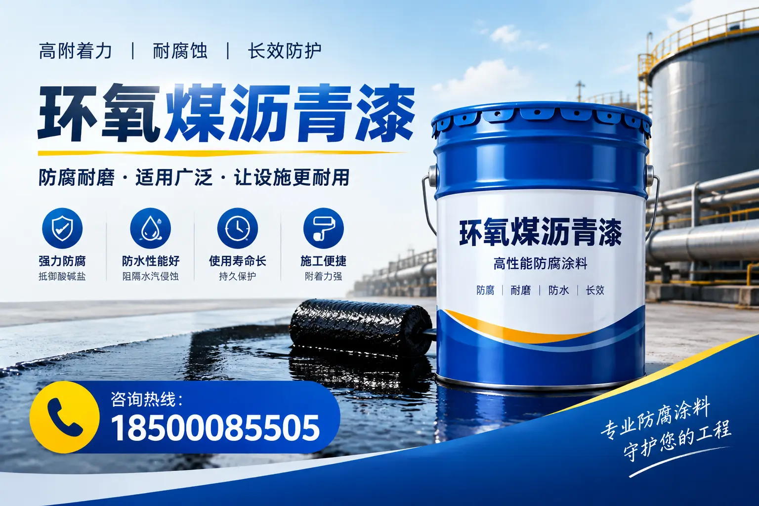 环氧煤沥青漆与其他涂料的对比分析,助力昆玉企业决策